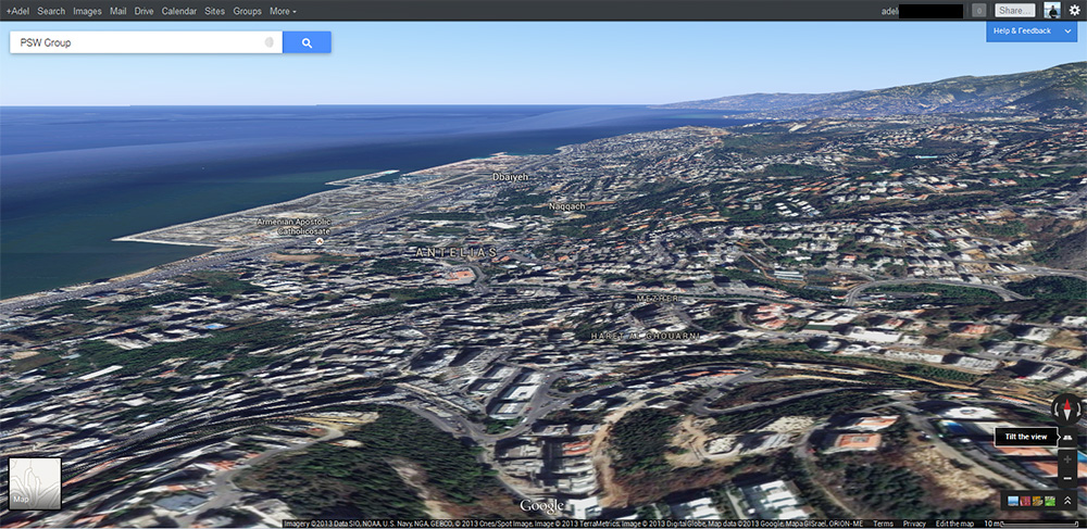 Earth View on the New Google Maps