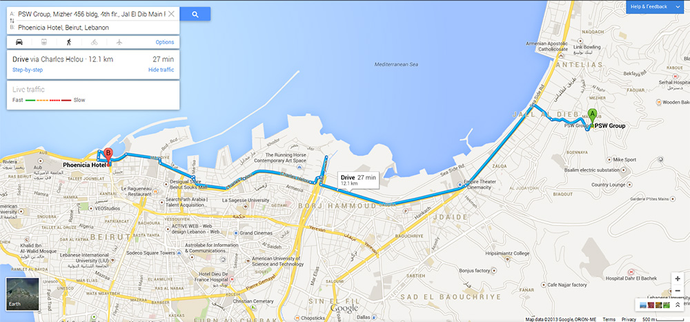 Real-Time Traffic Feature on the New Google Maps